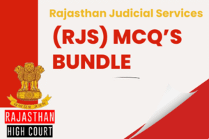 Rajasthan Judicial Services (RJS) MCQ's Bundle